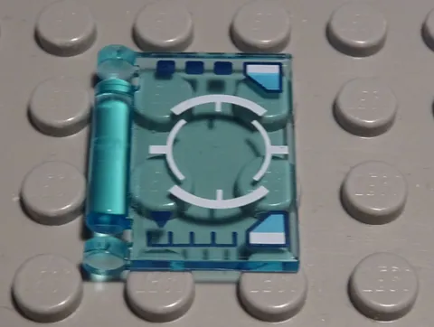 Lego Figure Accessories Sign Transparent with Decor Monitor