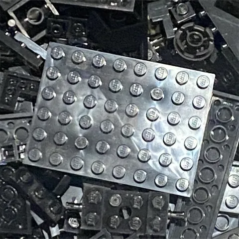 Lightly Used LEGO Black Pieces Random Assortment 1/2 Pound Lot 200+ Pieces 