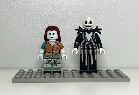 Lego 21351 Nightmare Before Christmas Jack Skellington (Long) & Sally Minifigure