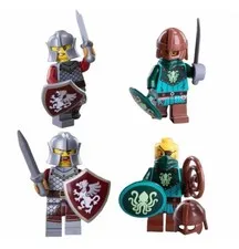 LEGO 21358 Vending Machine Minifigure 2 Kraken Warrior +2 Griffin Knight , Set 4