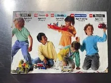 LEGO Catalog Booklet Space Trains Boats Builders Club Used Condition Vintage