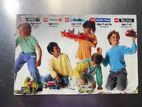 LEGO Catalog Booklet Space Trains Boats Builders Club Used Condition Vintage