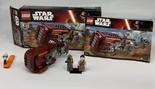 LEGO Star Wars: Rey's Speeder (75099) 100% Complete w/ Box & Manual