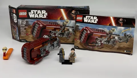 LEGO Star Wars: Rey's Speeder (75099) 100% Complete w/ Box & Manual