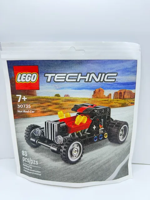 NEW SEALED Lego Technic Hot Rod Car paper bag 30735