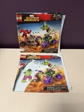 LEGO 76078 Super Heroes Marvel Instruction Manual Only Booklets 1 & 2 Poor Cond