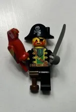 LEGO Vintage Minifig Pirate Captain Red Beard 6270 6277 6265 6251
