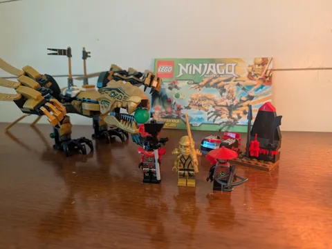 LEGO 70503 Ninjago The Golden Dragon 100% Complete + Instruction, Parts VERIFIED
