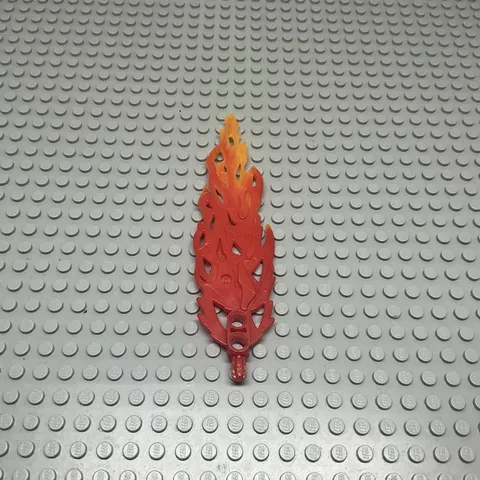 LEGO Bionicle Stars Part 64297pb01 Glatorian Flame Sword Tahu Weapon Only
