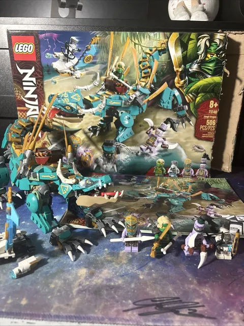 LEGO NINJAGO 71746 Jungle Dragon 506pcs w/Box Incomplete