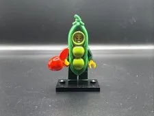 LEGO MINIFIGURE CMF SERIES 20 PEAPOD COSTUME GIRL WITH APPLE COL360