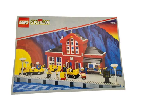 Lego® TRAIN Railway 2150 Instructions Red Station