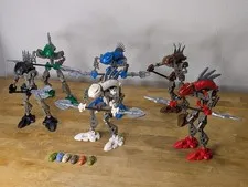 Lot of 6 Vintage 2003 LEGO BIONICLE Rahkshi Figures 99% COMPLETE