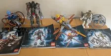 LEGO BIONICLE 2003 Lot. Jaller & Gukko, Makuta, Takanuva, Takua & Pewku 100%