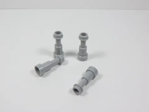 LEGO Lot of 4 Light Bluish Gray Spyglass Telescope Accessory Minifig H12
