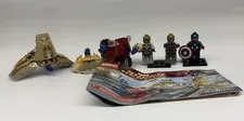 LEGO Marvel Avengers 6865 Captain America’s Avenging Cycle 2012 w/ Manual 