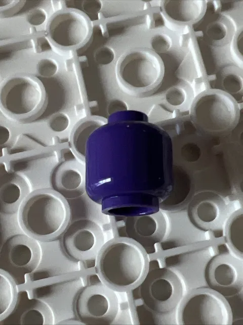 LEGO 3626 Dark Purple Minifigure, Head (Plain)