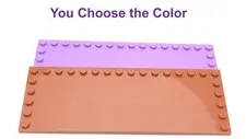 Lego 6x16 Tile with Studs on Edges You Choose the Color