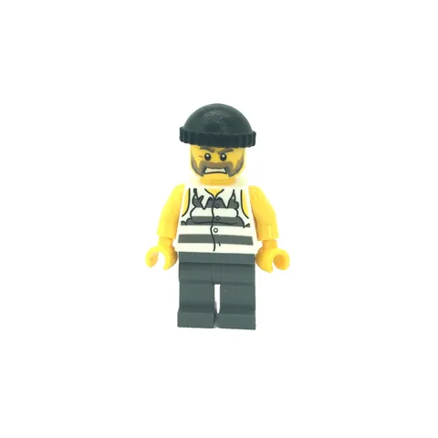 Lego City Verne The Robber Jail Prisoner Minifigure cty0266 Sets 4437 & 4440