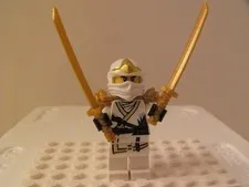 LEGO Ninjago Minifigure Zand ZX from LEGO 9554 (with weapons), New