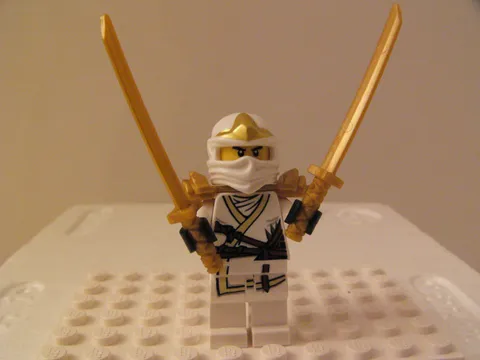 LEGO Ninjago Minifigure Zand ZX from LEGO 9554 (with weapons), New
