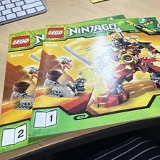 LEGO NINJAGO Illustrated Instruction Manual Booklet Lot, Set 9448