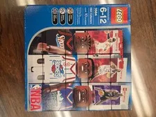 LEGO 3564 NBA MINIFIGURES Set Iverson Malone Francis Upper Deck Rocket CARDS US