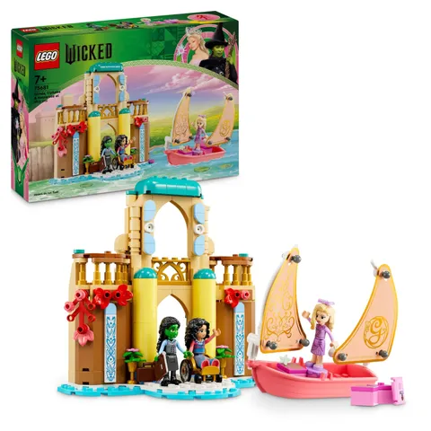 LEGO Wicked Glinda, Elphaba & Nessarose at Shiz University Building Set with Sai