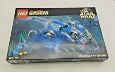 LEGO 7161 Gungan Sub MIB New Sealed Bags Star Wars Vintage Retro 1999 9499