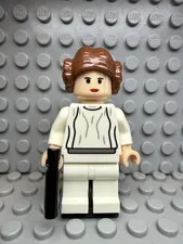 Lego Star Wars Minifigure Princess Leia White Dress 10188 10179 10198 SW0175