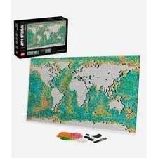 7-10 Day Ship, LEGO Art World Map 31203 Building Set, 18+