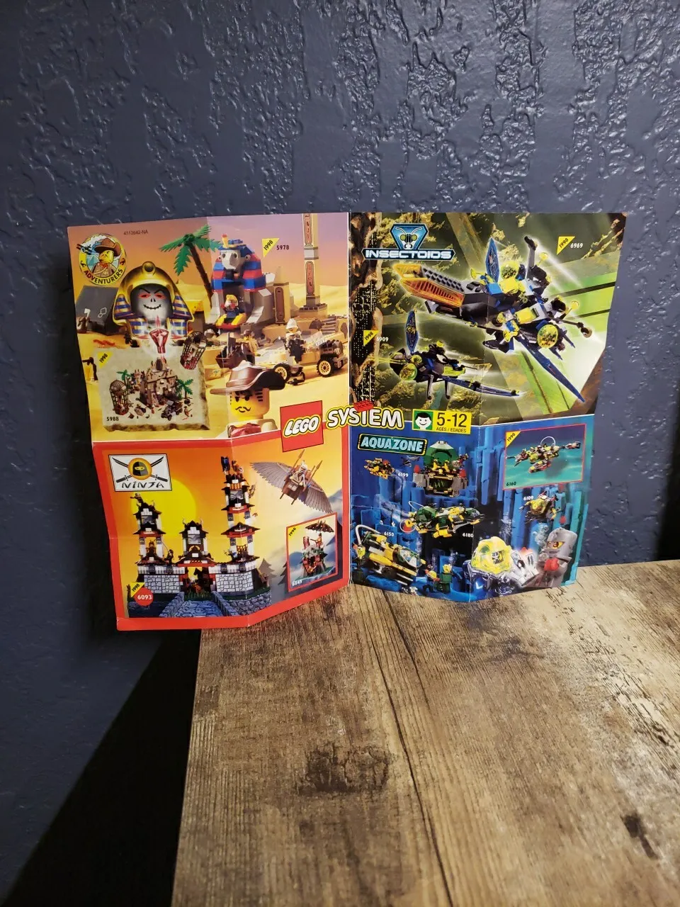 1998 Vintage Lego System Ad Flier Ninja Aquazone Insectoids Adventurers Technic