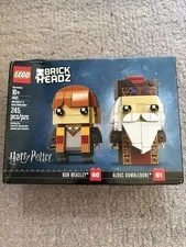 LEGO 41621 BRICKHEADZ ~ RON WEASLEY & ALBUS DUMBLEDORE ~ New  Sealed  Retired