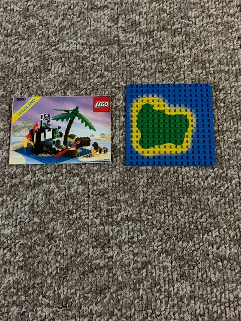 Lego Vintage Shipwreck Island 6260 Base and Instructions ONLY!!