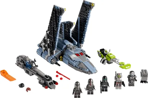 LEGO Star Wars 75314 The Bad Batch Attack Shuttle 7 Minifigures 969 Pieces