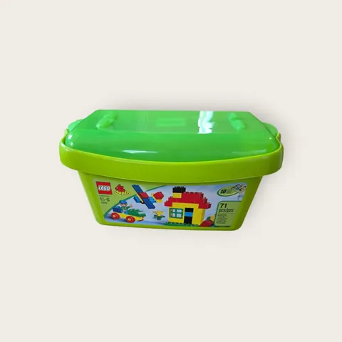 Empty Lego Dulpo Green Brick Storage Container Box +