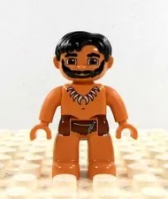 Lego Duplo Figure Caveman w/ beard