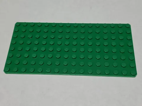 LEGO Baseplate 8x16 thin 8 x 16 base plate Green