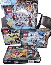 Lego Elves lot - 4 sets - 41172, 41072, 41186, 41183 - With Instructions and Box