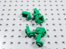 LEGO Lot of 6 Green 1x1-1x1 Brackets BM