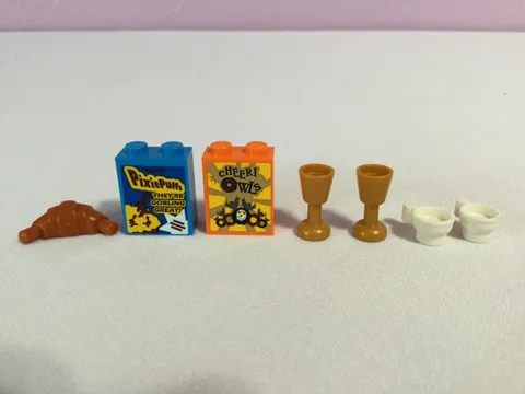 Lego Harry Potter 76389 FOOD PARTS & CUPS LOT minifigure d5