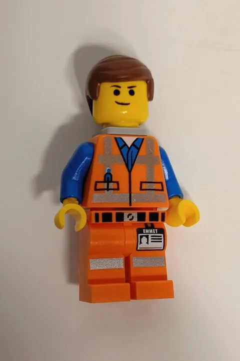 LEGO Emmet The LEGO Movie Minifigure w/Double-Sided Head