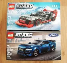 Lego Speed Champion AUDI S1 e-tron quattro 76921 & FORD MUSTANG DARK HORSE 76920