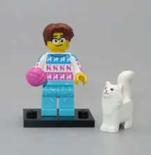 LEGO Series 27 Cat lover yarn kitten New taken out of package minifigure CMF