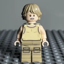 Lego Star Wars - Luke Skywalker (Dagobah, Tan Tank Top) 75330 sw1199 - 3H