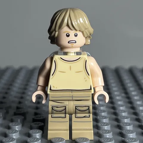 Lego Star Wars - Luke Skywalker (Dagobah, Tan Tank Top) 75330 sw1199 - 3H