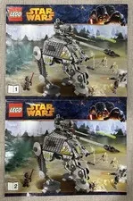 LEGO Star Wars INSTRUCTION MANUAL ONLY Set #75043, 1 & 2 Booklets AT-AP Walker