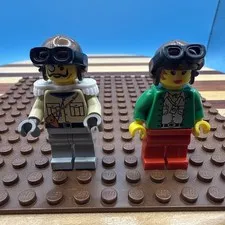 LEGO ADVENTURES MINIFIGURES LOT (2) Baron Von Barron + Gail Storm