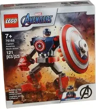 LEGO Marvel Captain America Mech Armor 76168 Complete 121 pcs