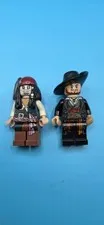 LEGO Pirates Minifigure Lot of 2 - Jack Sparrow & Hector Barbosa 